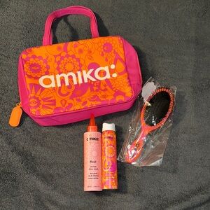 Amika limited edition bag + Amika hair care